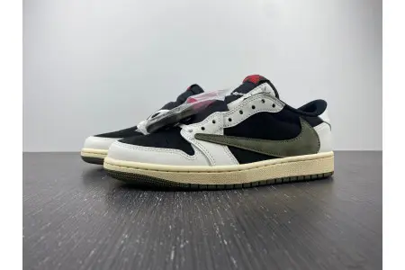 Travis Scott x Air Jordan 1 Low OG WMNS Olive  AAC284
