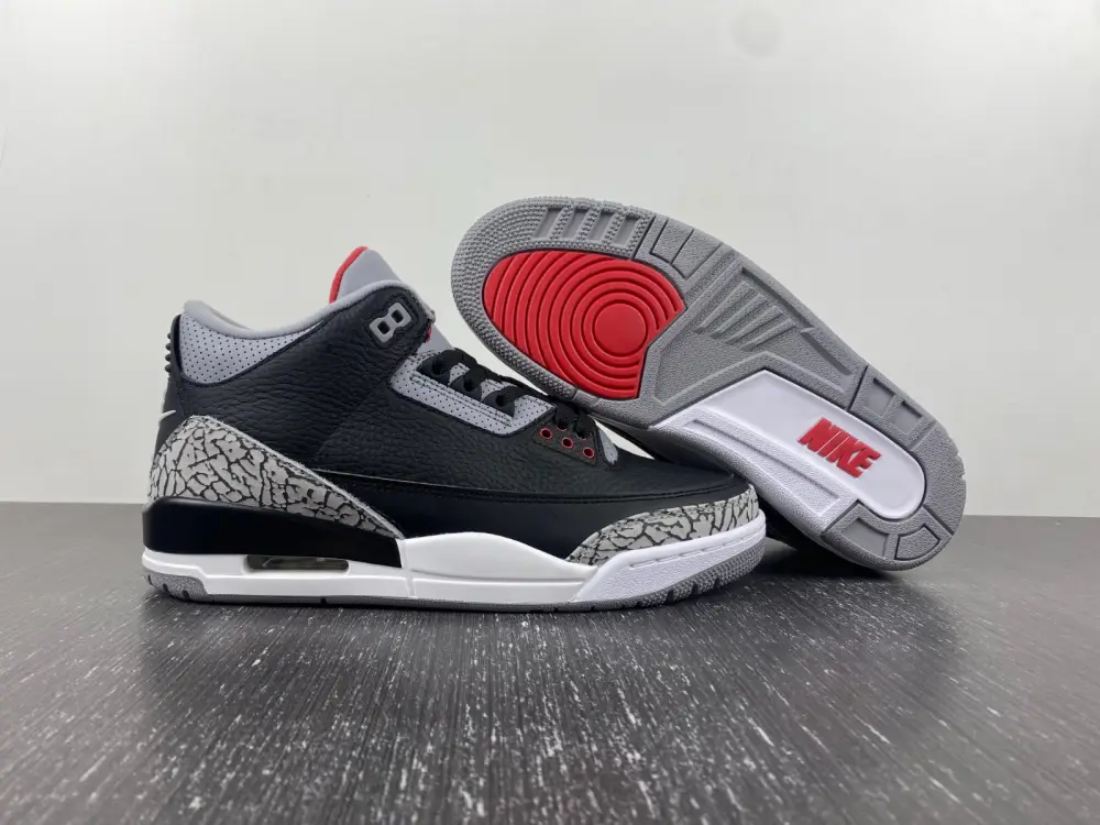 Air Jordan 3 Black Cement 