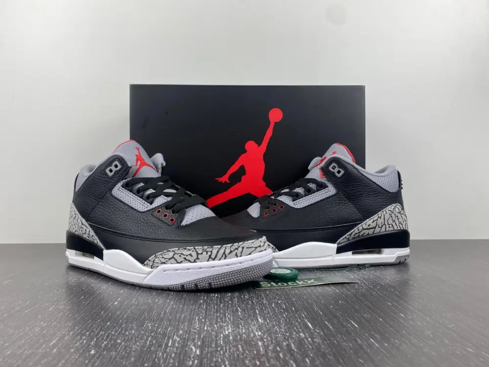 Air Jordan 3 Black Cement 