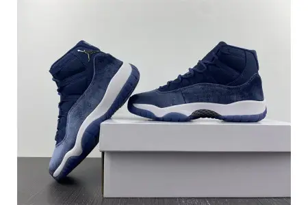 Air Jordan 11 Velvet WMNS Midnight Navy 