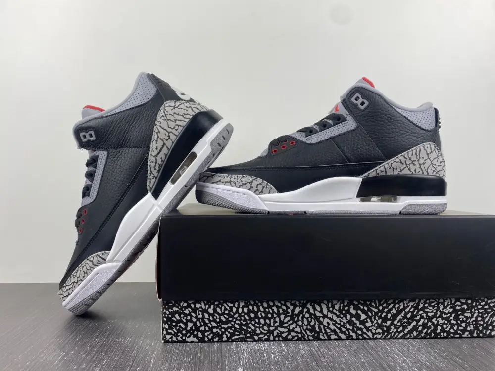 Air Jordan 3 Black Cement 