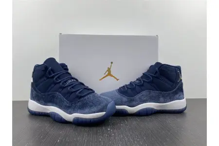 Air Jordan 11 Velvet WMNS Midnight Navy 