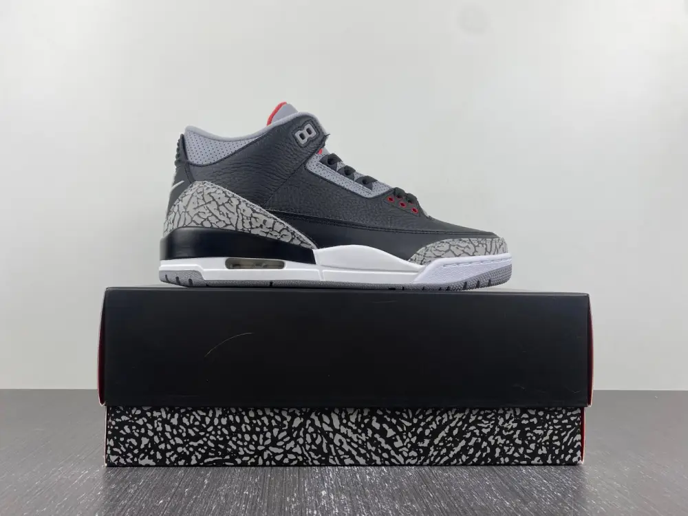 Air Jordan 3 Black Cement 