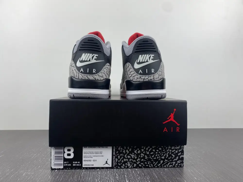 Air Jordan 3 Black Cement 