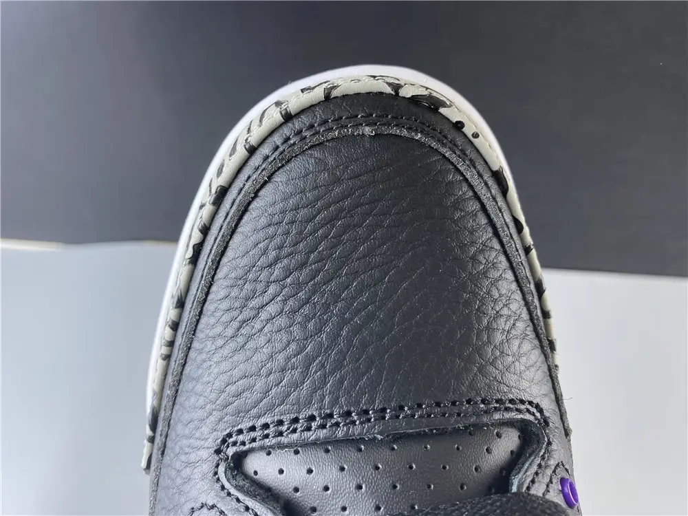 Air Jordan 3 Retro Black Court Purple 