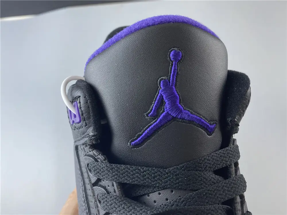 Air Jordan 3 Retro Black Court Purple 