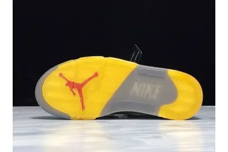 Off-White x Air Jordan 5 Black 