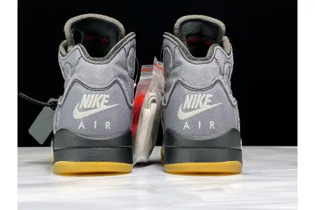Off-White x Air Jordan 5 Black 