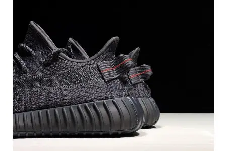 ADIDAS MENS YEEZY BOOST 350 V2 BLACK 