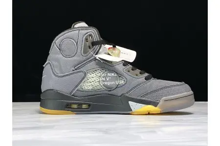 Off-White x Air Jordan 5 Black 