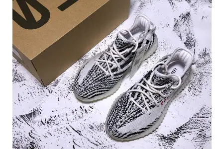 Adidas Yeezy Boost 350 V2 Zebra Black White 