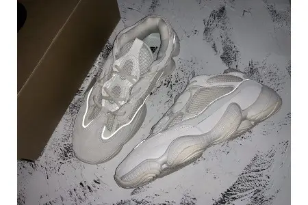 Adidas Yeezy 500 Bone White  CDBAF33