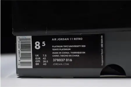 Air Jordan 11 Retro Platinum Tint 