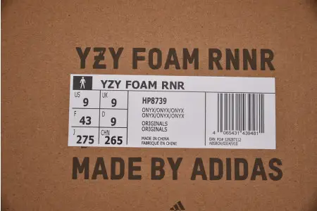 Adidas Yeezy Foam RNNR Onyx 