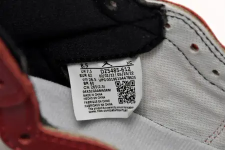 Jordan 1 Retro High OG Chicago Lost and Found 