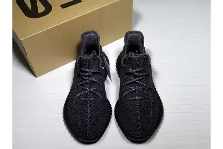 ADIDAS MENS YEEZY BOOST 350 V2 BLACK 