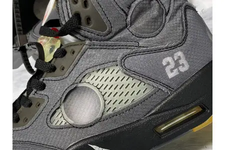 Off-White x Air Jordan 5 Black 