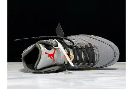 Off-White x Air Jordan 5 Black 