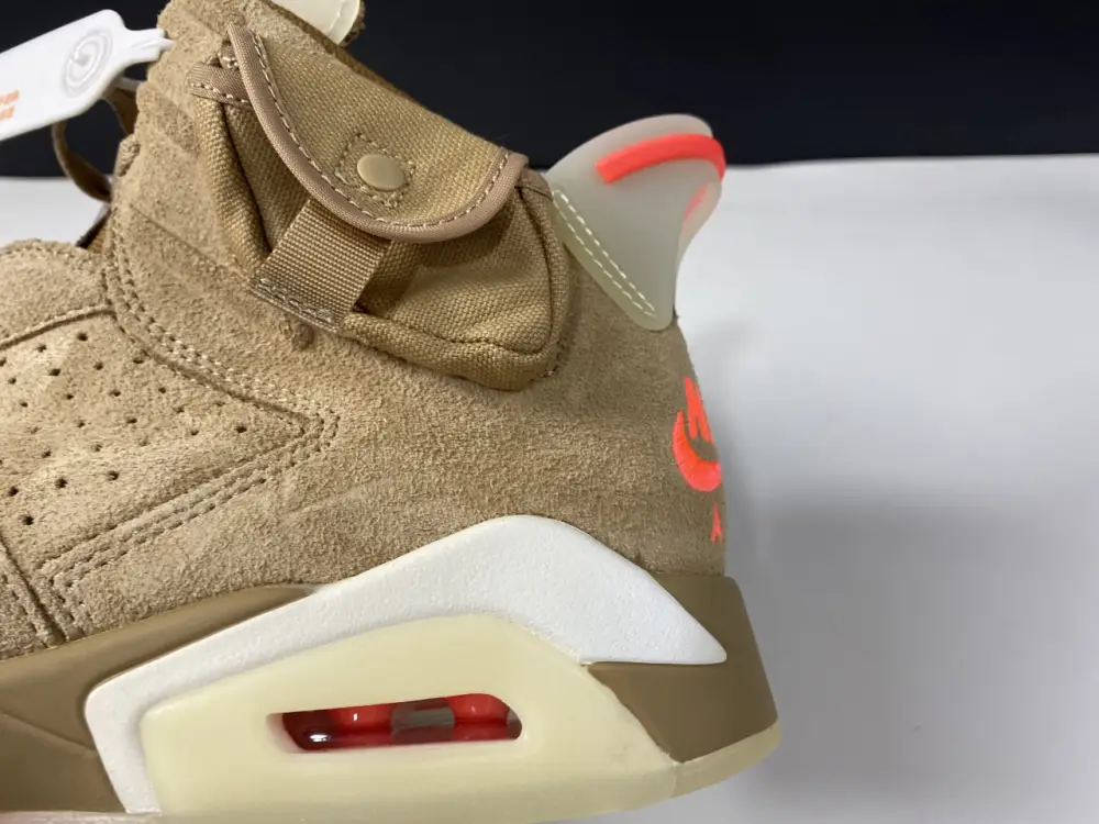 AIR JORDAN 6 RETRO TRAVIS SCOTT BRITISH KHAKI 