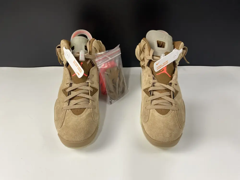 AIR JORDAN 6 RETRO TRAVIS SCOTT BRITISH KHAKI 