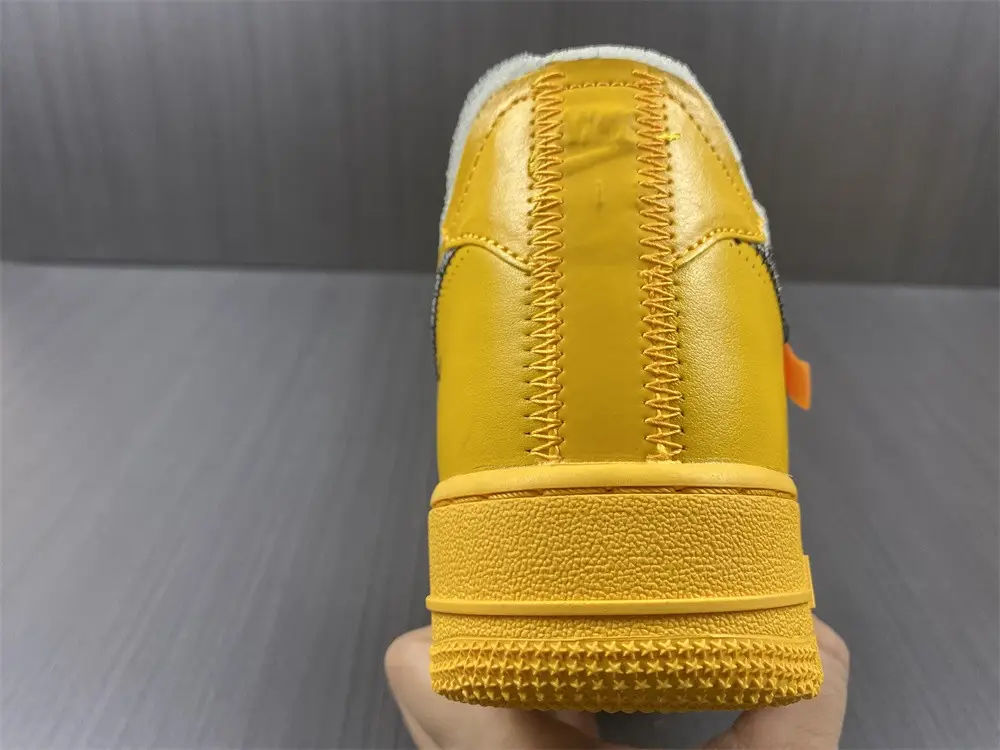 Nike Air Force 1 Low OFF-WHITE University Gold Metallic 