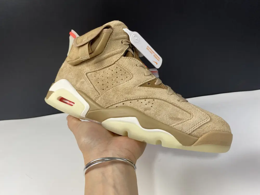 AIR JORDAN 6 RETRO TRAVIS SCOTT BRITISH KHAKI 