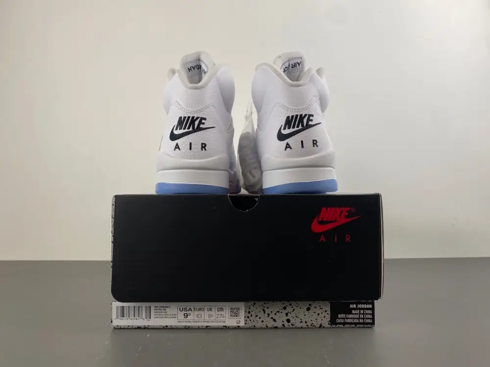 Air Jordan 5 Retro White Metallic 
