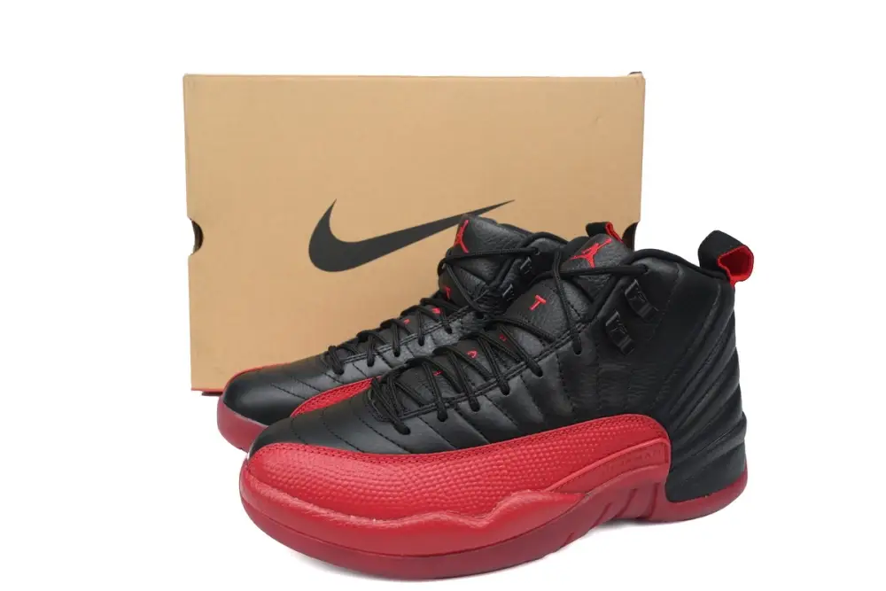 Air Jordan 12 Retro Black and Varsity Red, 
