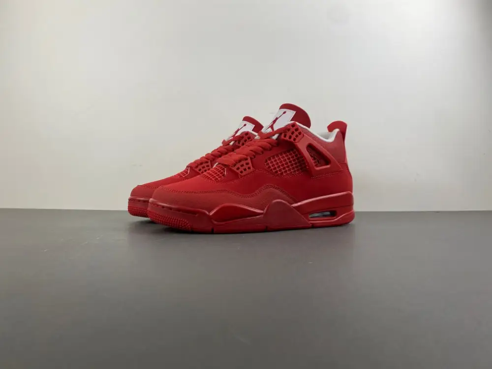 Air Jordan 4 Red Toe with Burst 